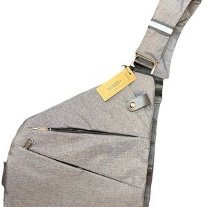 Wander Plus Anti Theft Crossbody Sling
Bag Gray Travel Chest Pack NWT
